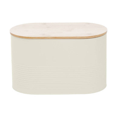Alton Cream Bread Bin with Bamboo Lid