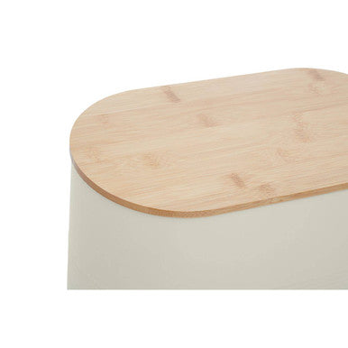 Alton Cream Bread Bin with Bamboo Lid