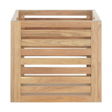 Arla Natural Walnut Wood Storage Box