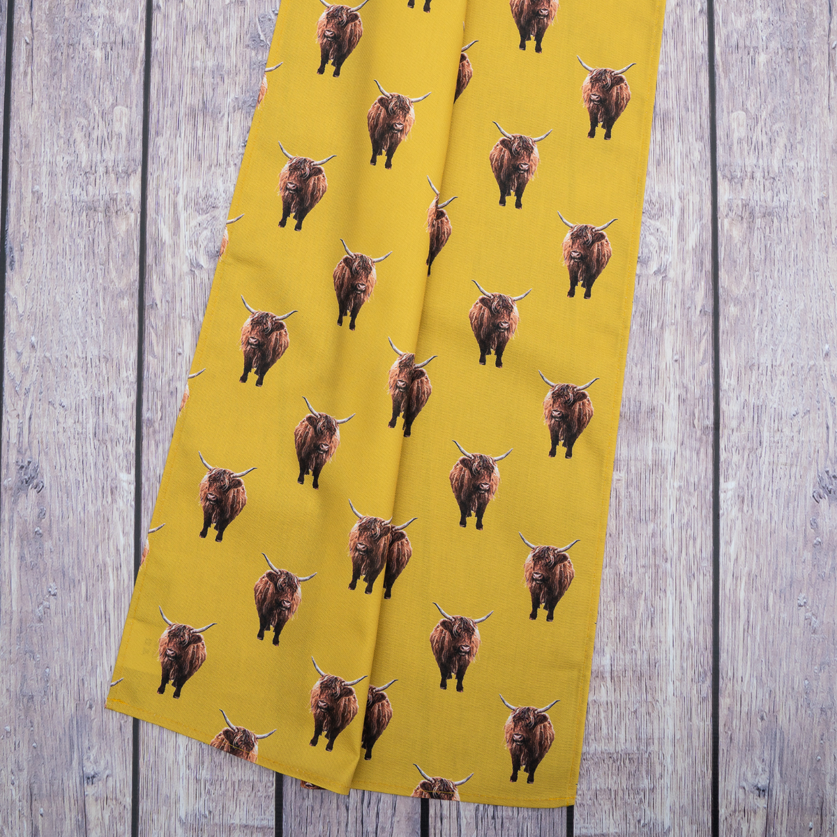 Tracey Cooper Highland Cow Tea Towel