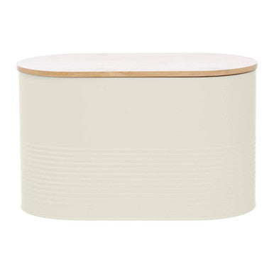 Alton Cream Bread Bin with Bamboo Lid