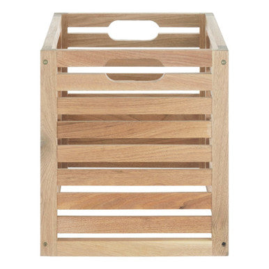 Arla Natural Walnut Wood Storage Box