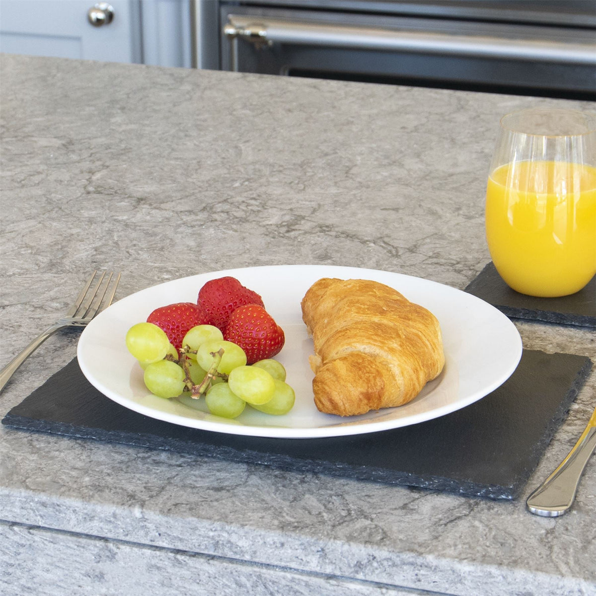 Natural Slate Placemats & Coasters — 16 Piece Set