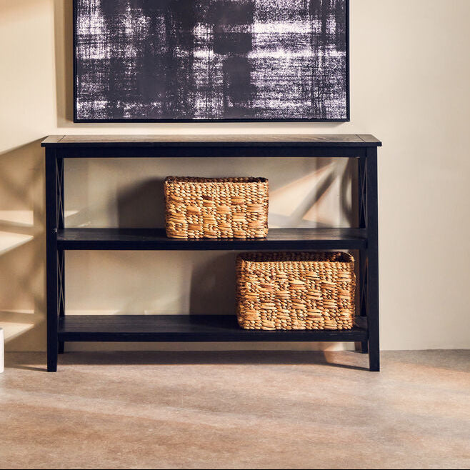 Lidi Natural Water Hyacinth Storage Baskets — Set of 3