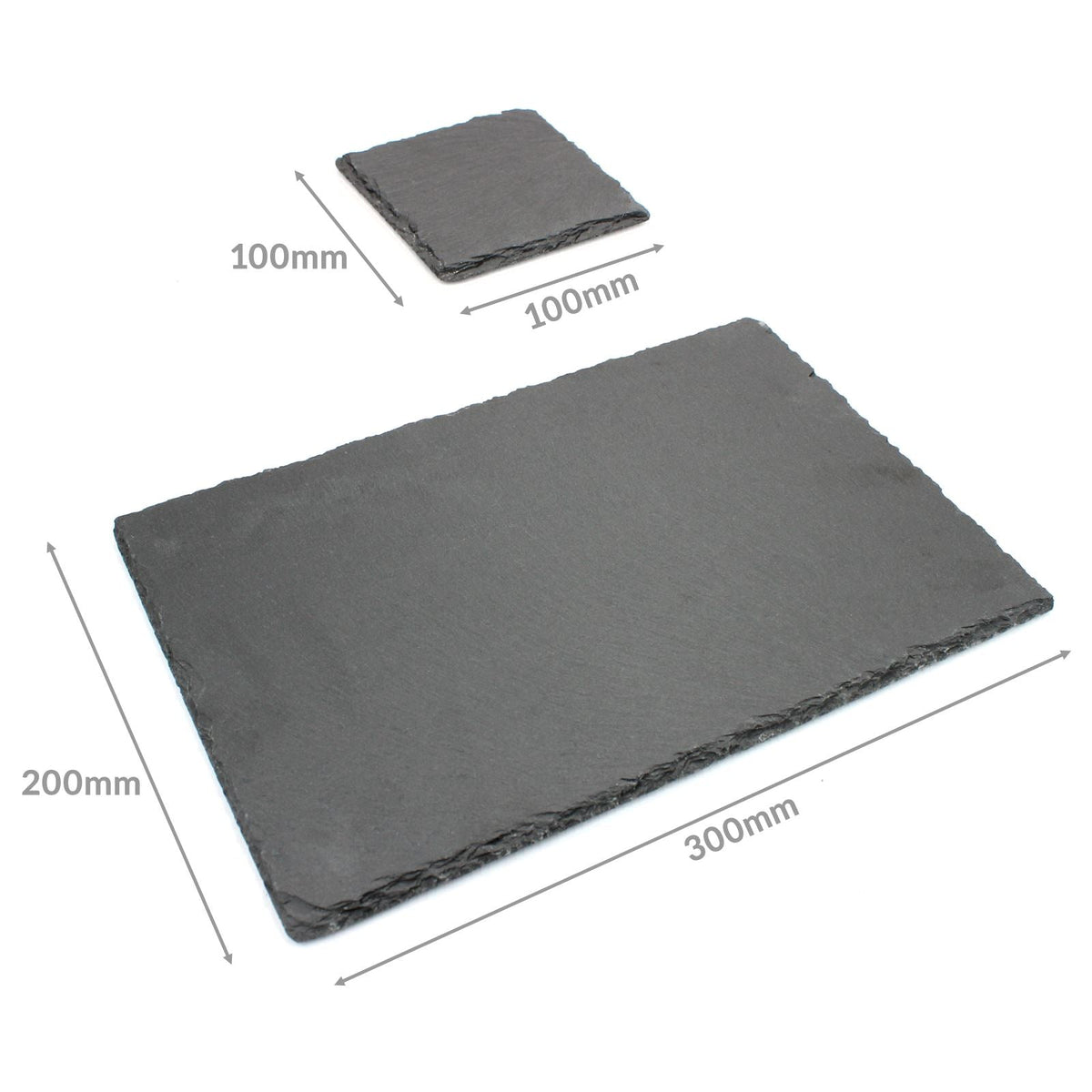 Natural Slate Placemats & Coasters — 16 Piece Set