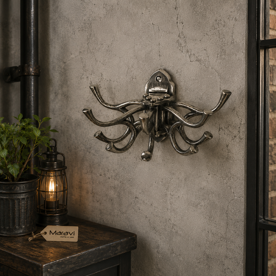 Kesda Five-Way Swivel Hooks — Vintage Finish