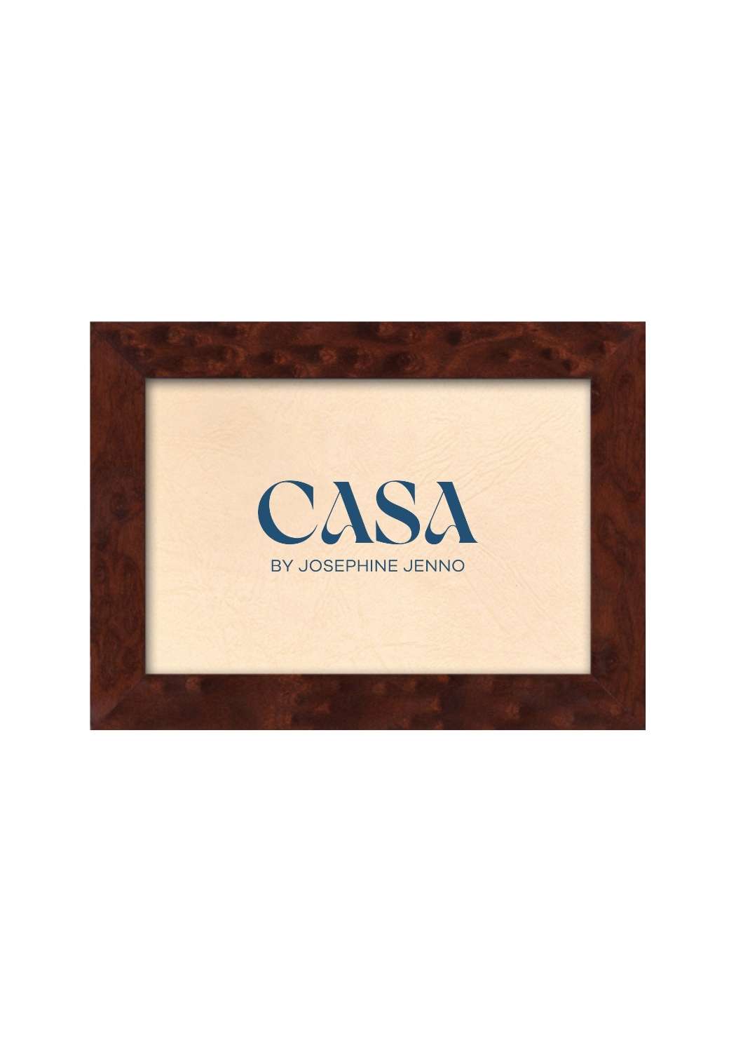 Brown Wooden Photo Frame — 6 × 4 Inch